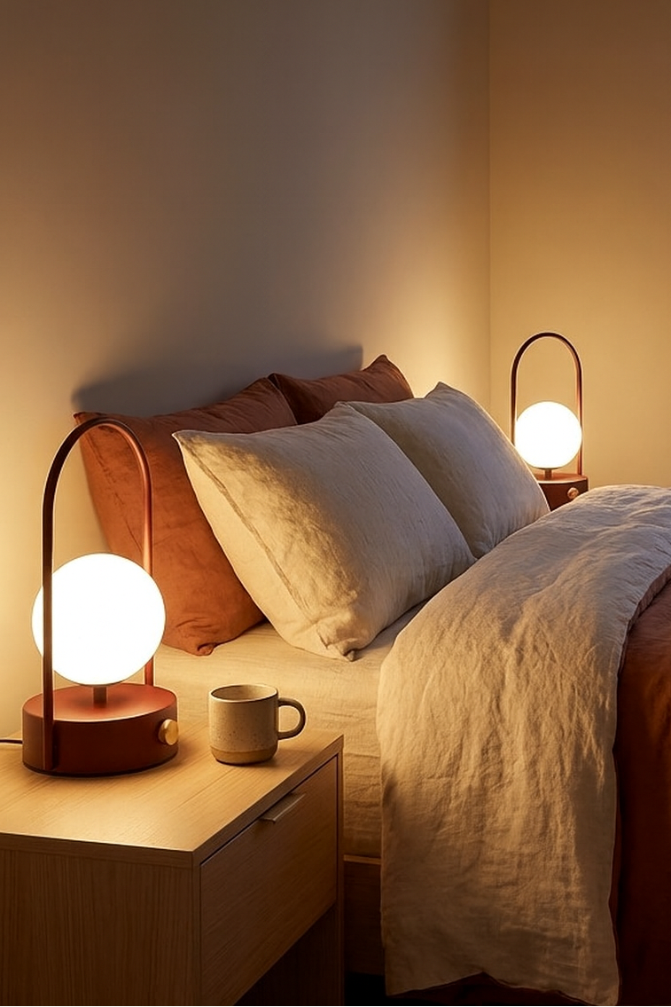 AuraGlow™ Modern Table Lamp Set – Pair