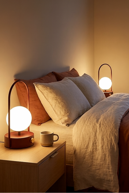 AuraGlow™ Modern Table Lamp Set – Pair