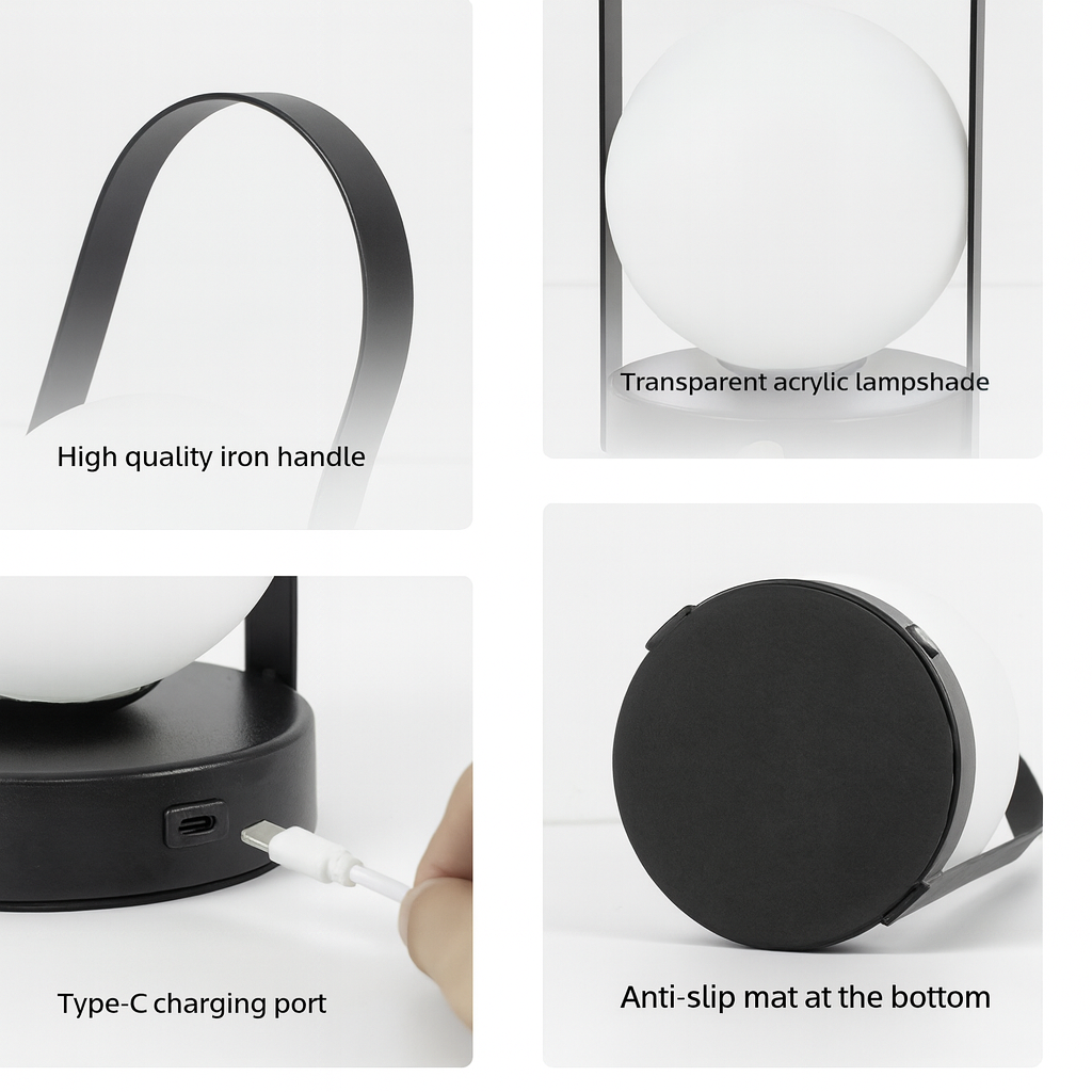 AuraGlow™ Modern Table Lamp Set – Pair