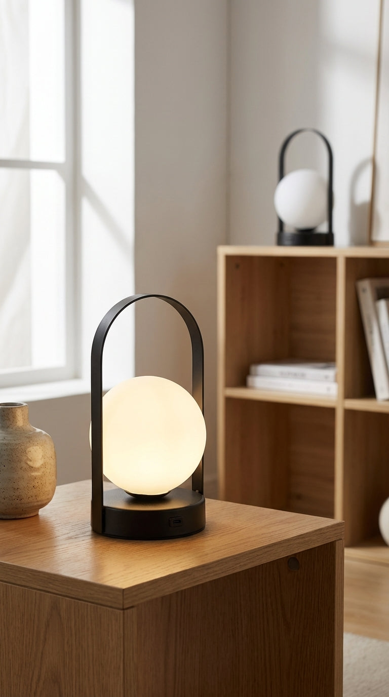 AuraGlow™ Modern Table Lamp Set – Pair